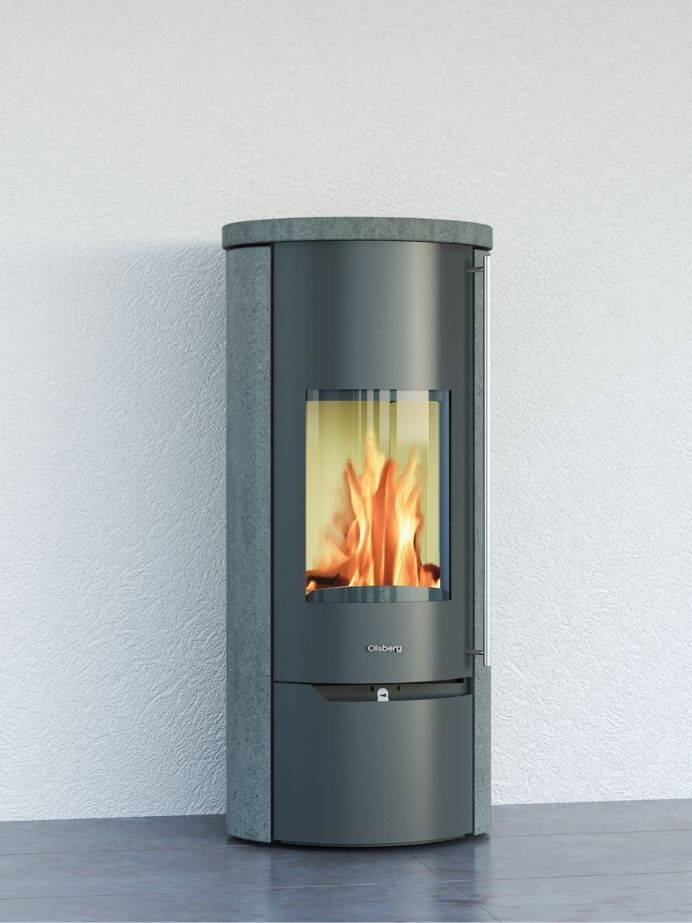 Schwedenofen Termoisotta D.S.A. wasserführend, Guss schwarz Schwedenofen Termoisotta D.S.A. wasserführend, Guss schwarz