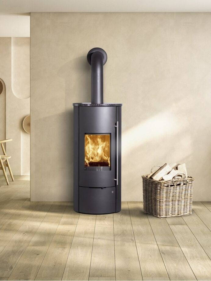 Schwedenofen Tolima Aqua wasserführend, Stahl Schwedenofen Tolima Aqua wasserführend, Stahl